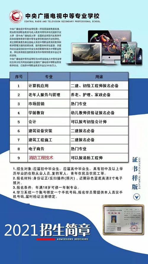 2021年成人電大中專學(xué)費多少？多久可以畢業(yè)？